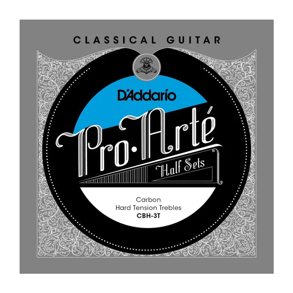 

D'addario Pro Arte Classical Guitar Carbon Treble Half Sets Normal/Hard Tension CBH-3T CBN-3T, NOT FULL SET