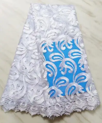 

French Net Lace Fabric Purple Latest African Lace Fabric With Embroidery Mesh Tulle Lace Fabric High quality Nigerian Lace