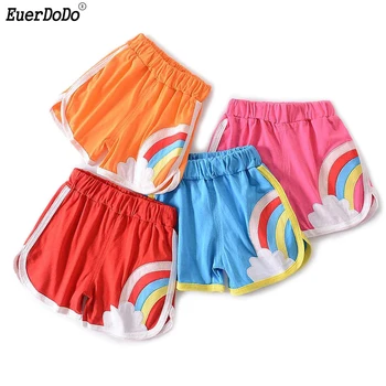 

Summer Children Shorts For Boys Girls Swimwear Cotton Candy Colored Kids Short Pants 2-6 Years Baby Shorts