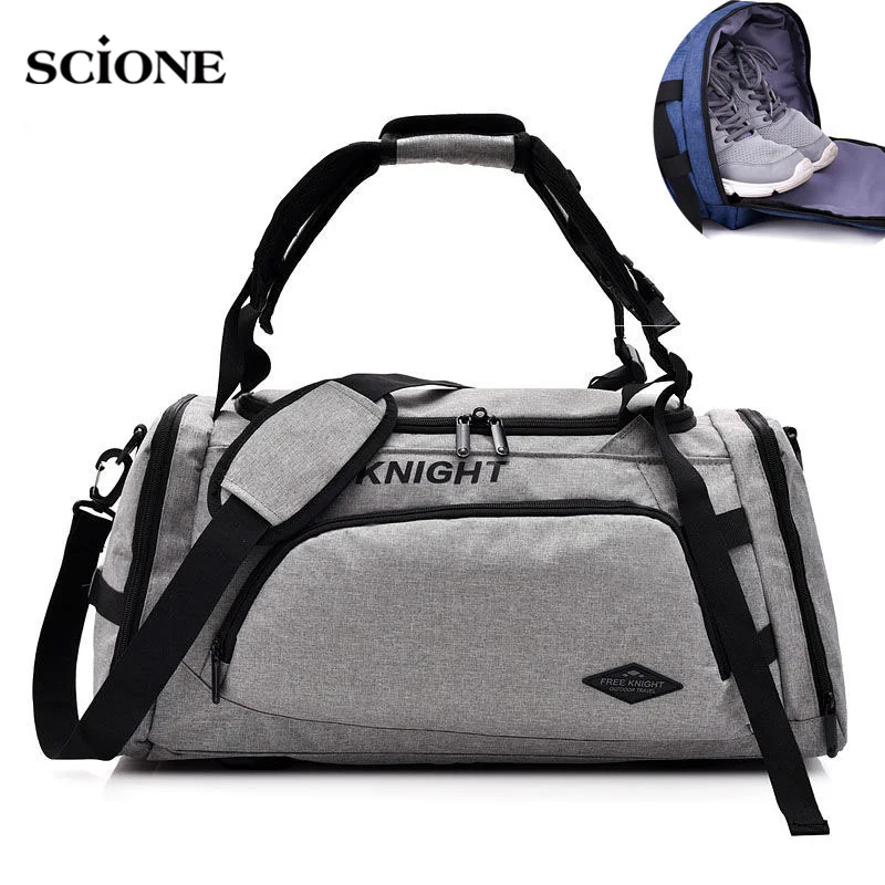 2018 Travel Backpack Gym Bags Men Training Fitness Backpacks Sports Handbags Shoulder Bag For Shoes Sac De Sport Mochila XA487WA