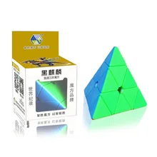 YUXIN черный KYLIN магические кубики треугольник куб 3x3x3 изысканное мастерство антистрессовый Головоломка Куб обучающий игрушки для детей