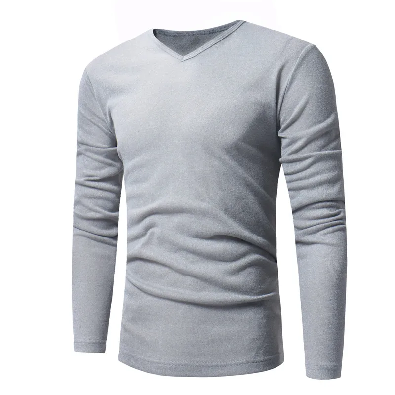 2018 Spring Autumn Thin Men Pullover Sweaters Simple Style