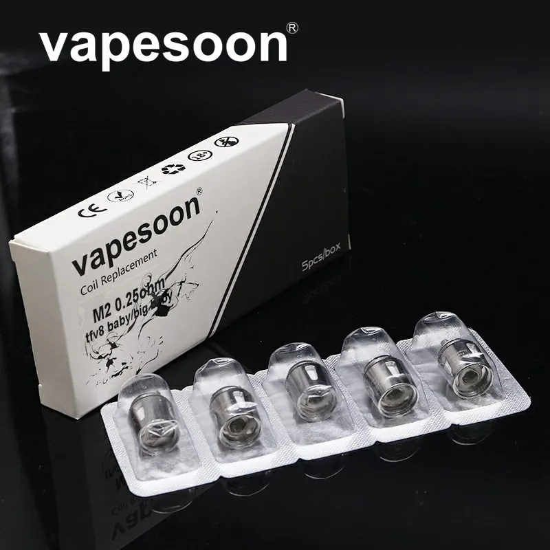 Аутентичная сменная катушка VapeSoon для TFV888, детский бак TFV888, Q2, X4, T8, T6, M2, головка катушки 30 шт./лот