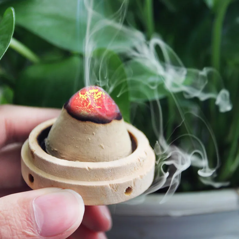 

20pcs cone shape moxa rod Ginger moxibustion use acupuncture massage Ai Tuo with holder