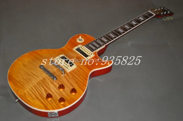 Best price at $198 Cheap 2016 Special Offer New Musical Instruments Lp Guitar High Quality Custom Shop Lp Slash Electric Guitar, Standard Tobacco Burst