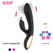 Powerful Masturbation Vibrator USB Anal Dildo Vagina G-Spot Wand Massage Waterproof Magic Wand Adult Vibrator Sex Toys For Woman