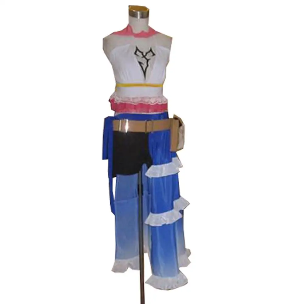Аниме Final Fantasy XII 12 маскарадный костюм Yuna костюм - Цвет: Синий