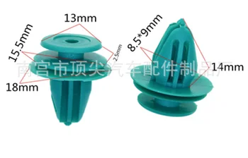 

by DHL 200set 50pcs/set car Shockproof Solid POM Clips Auto Door Trim Panel Rivets Bumper Fastener Retainer Fender Clips