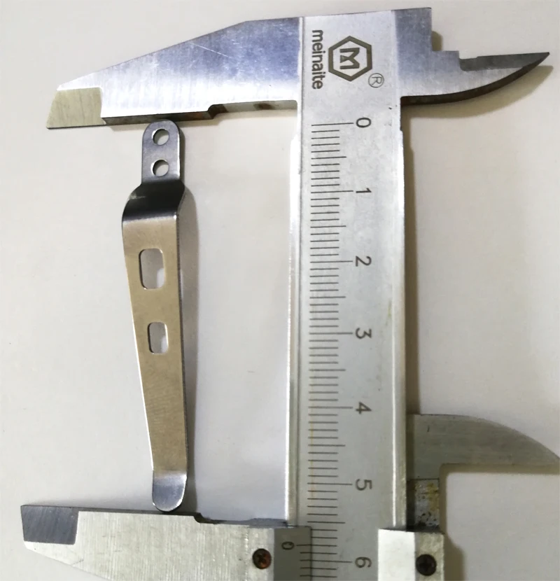 58mm *6.2mm Pocket Clip folding knives Clip flashlight or EDC tools with screws (A012)