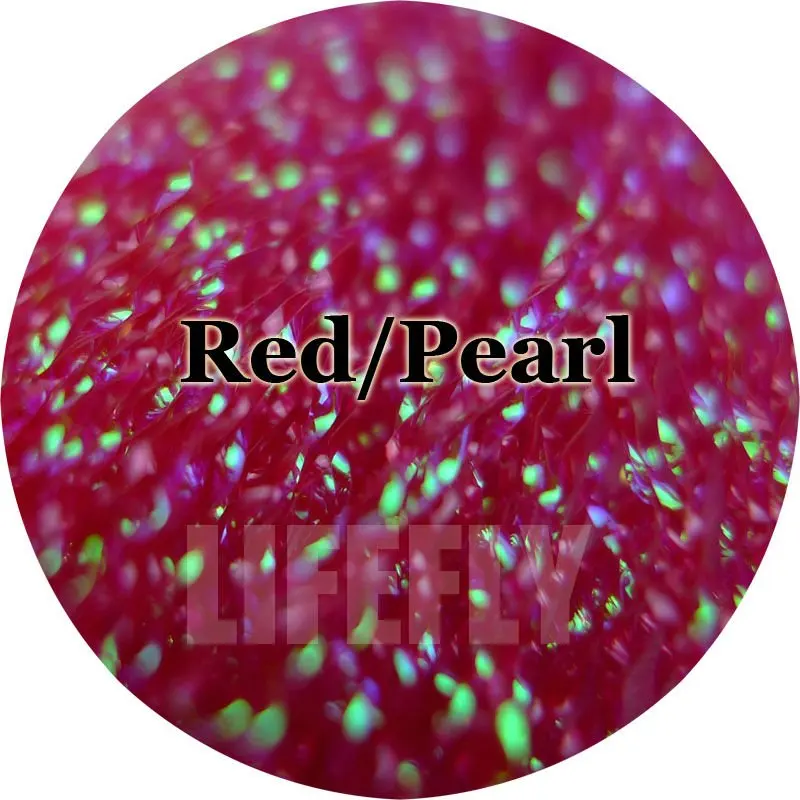 

Red/Pearl Color, 20 Packs Crystal Flash, Krystal Flash, Fly Tying, Jig, Lure Making, Fishing