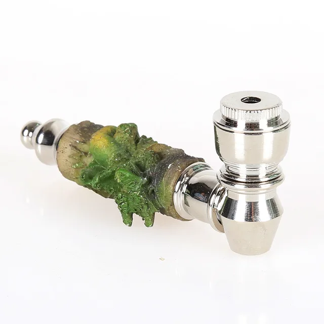 New High Quality Metal smoking Pipes Jamaica Rasta mini Tobacco weed Pipe cool Gift for smoker