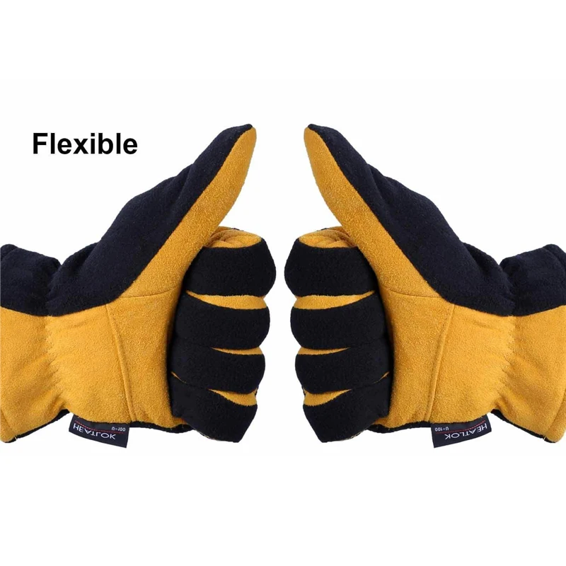 OZERO Men's Work Driver Gloves Deerskin Winter Warm Windproof Security Protection Wear Safety Working For Men Woman Gloves 9009 OZERO Men's Work Driver Gloves Deerskin Winter Warm Windproof Security Protection Wear Safety Working For Men Woman Gloves 9009
