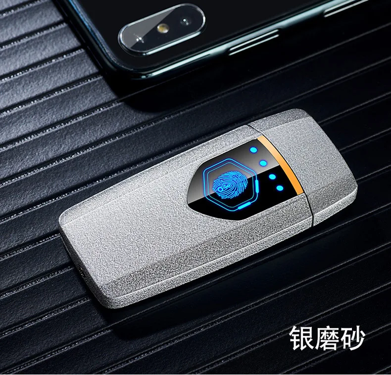 Металлический ветрозащитный usb-зажигалка сенсорный переключатель Зажигалка для курения сигар Электронная зажигалка аксессуары для курения