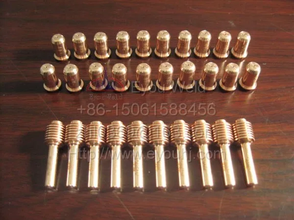 20 pcs 30A Consumables (Nozzle 220480+ Electrode 220478) for Plasma Cutting Machine, T30v Torch [PMX30]