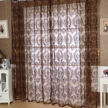 

Classical Style Home Window Voile Curtains Decoration Tulle Window For Living Room Valance Curtain