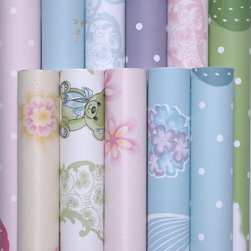 

PVC self-adhesive wallpaper children's room waterproof anti-fouling self-adhesive wallpaper thick refurbished stickers-238