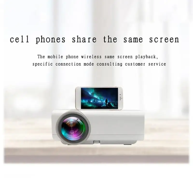 

YG520 Mini 1080P Projector for Home Theater System Movie Video Projector With Remote Control Beamer