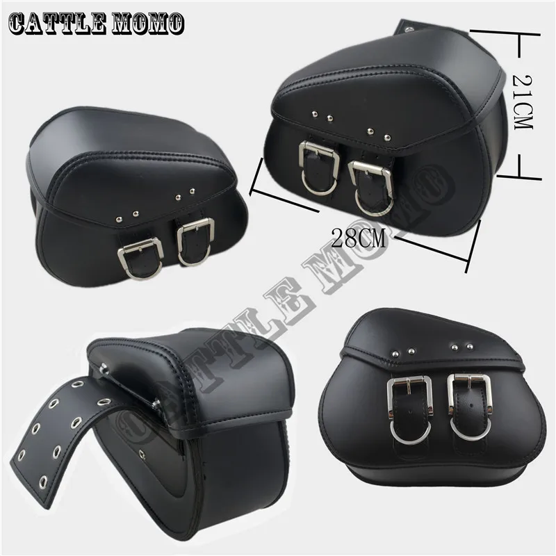 Buy New Mini Black/Brown Durable Motorbike PU Leather