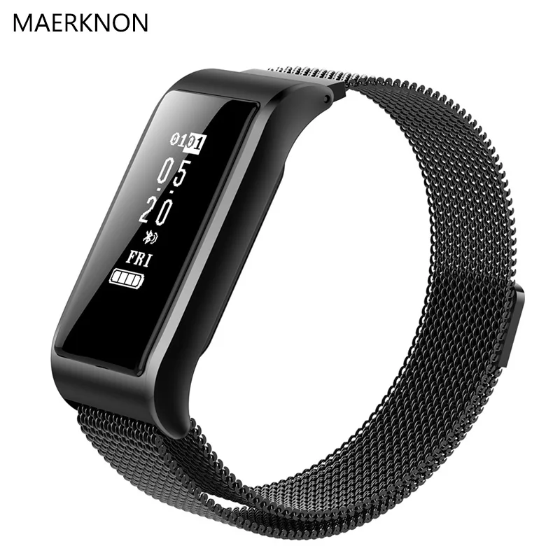 MAERKNON B29 Smart Watch IP67 Waterproof Exercise Heart Rate Monitor for Elderly Men and Women Handbands