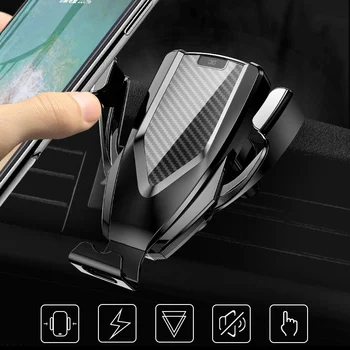 

Universal Wireless Car Charger Mount Smart Sensor Auto Air Vent Clip Charger Phone Holder