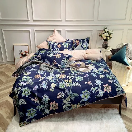 bedding set 5 Шелковистый Египетский хлопок, пододеяльник, простыня, набор, king size, queen, Подсолнух, комплекты постельного белья, роскошная простыня, набор, ropa de cama - Цвет: bedding set 5