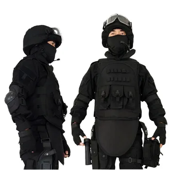 

Black Tactical Vests Mens Military Hunting Vest Field Battle Airsoft Molle Waistcoat Combat Assault Plate Carrier Hunting Vest