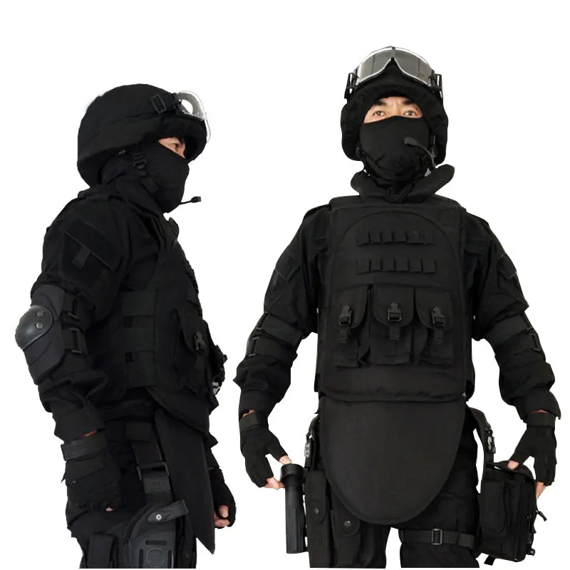  Black Tactical Vests Mens Military Hunting Vest Field Battle Airsoft Molle Waistcoat Combat Assault