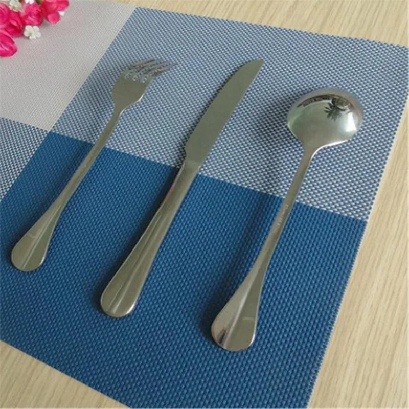 New Fashion PVC Dining Table Placemat Europe Style Kitchen Tool Tableware Pad Coaster Coffee Tea Place Mat