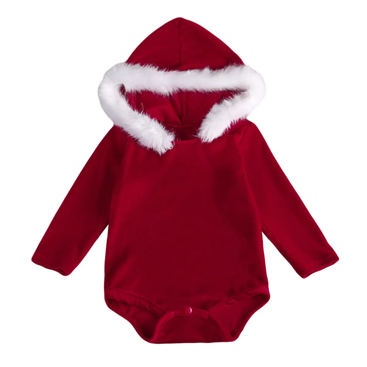 

Baby Girl Red Pink New Year Hoodie Bodysuit Fancy Kids Princess Girl Kids Christmas Party Costume Infant girl Outfits wear