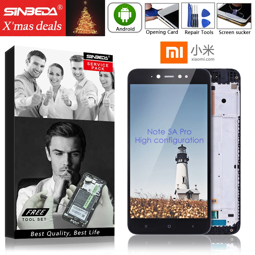 

5.5"Original For Redmi Note 5A Touch Screen LCD Display For XIAOMI Redmi Note 5A Pro Prime Display Y1 Y1 Lite LCD Free Shipping#