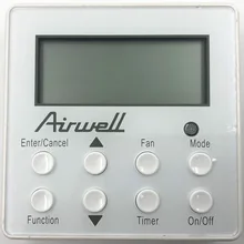 Проводной пульт дистанционного управления RCWE 30294000007 ZX4K35JV18 U-MATCH XK60 для Airwell/Gree/Sinclair DBDE CADE увядает серии Кондиционер