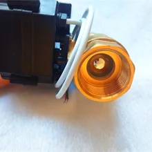 DC12V латунь DN20 двухстороннее шаровой кран 3/" CR-04 Mortorized мяч клапан BSP нить