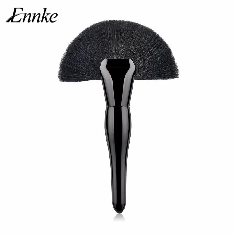 

1pcs Large fan Makeup Brush Multi function Powder Foundation Brush Wood Handle Women Beauty Tool