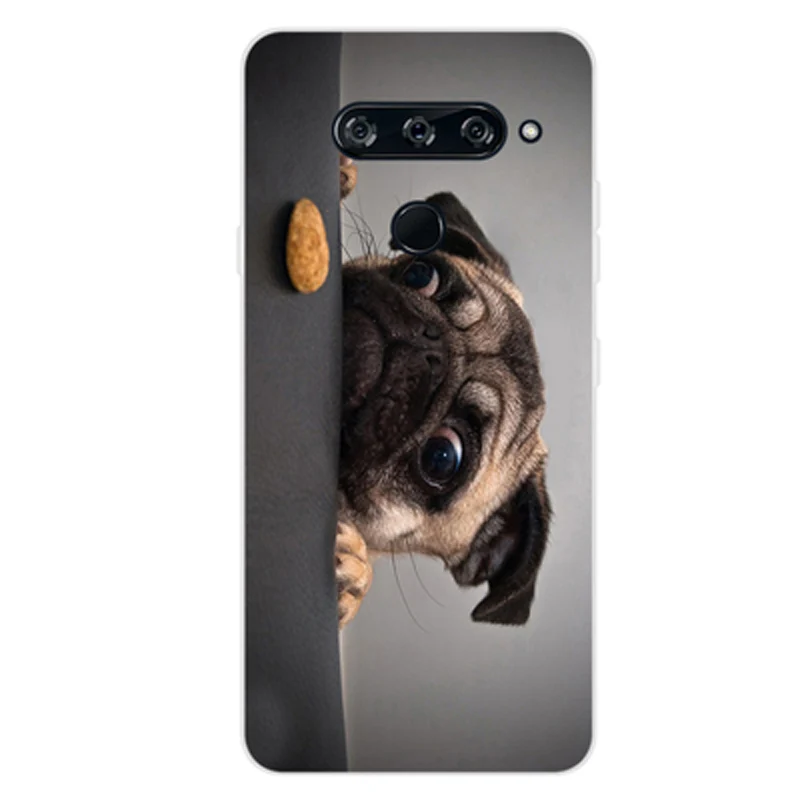 6 4 &quotдля LG V40 чехол ThinQ милый мультяшный мягкий для V 40 телефона V40ThinQ LGV40