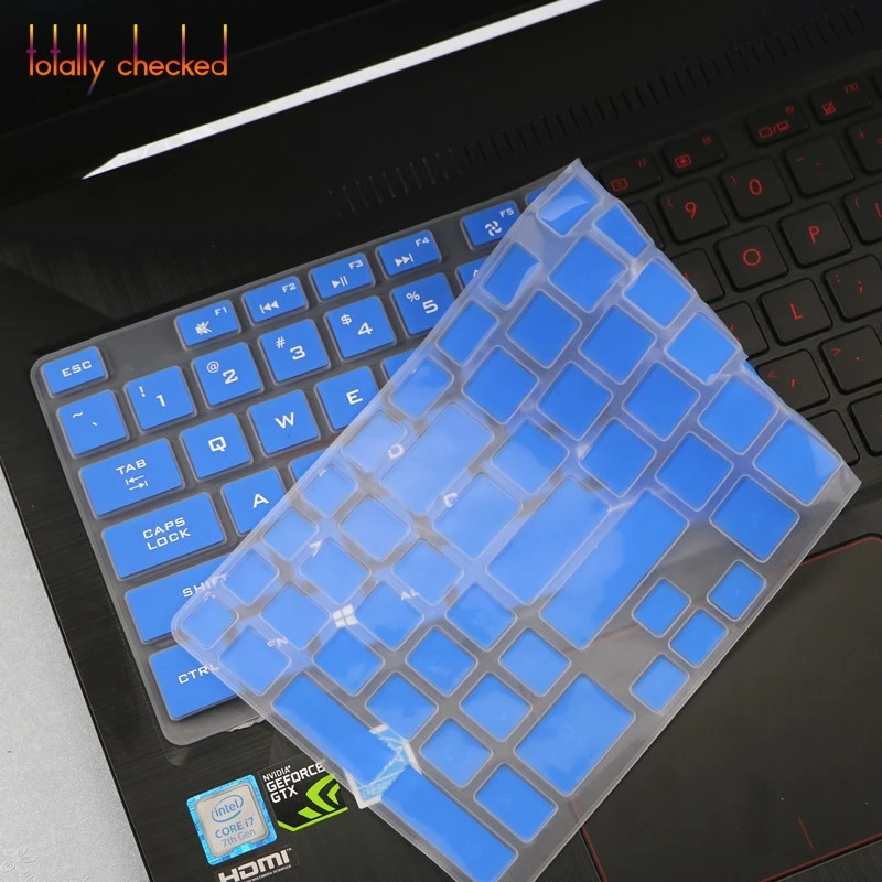 Чехол для клавиатуры защита для ноутбука Кожа для ASUS ROG Zephyrus M GM501 GM 501 GM gm501g GU501GM GU501 GU501G GM501GS 15 дюймов - Цвет: blue