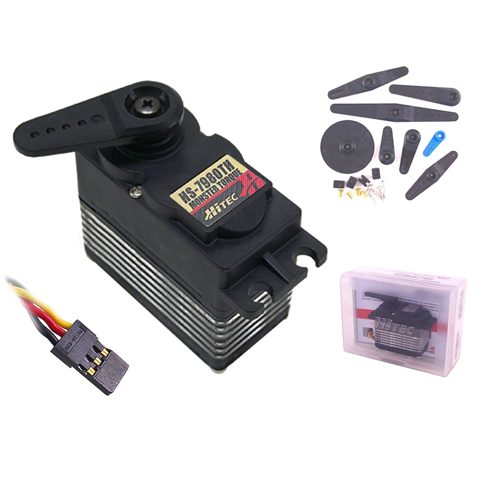 

1pcs 100% Original Hitec HS-7980TH Mega Torque HV Coreless Titanium Gear Servo