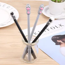 48 шт/партия мультфильм животных белка гелевая ручка унисекс чернильное перо офисные школьные канцелярские принадлежности продвижение подарок призовая ручка