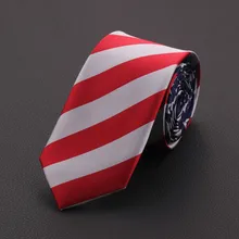 Модный галстук американский/принт флага США повседневные женские мужские галстуки унисекс для вечеринки выпускного вечера украшение для паба узкая стрела Canonicals галстук