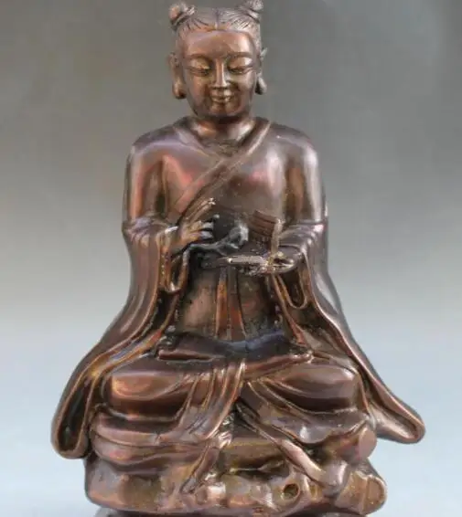 S3634 12\ Chinese Feng Shui Red Bronze Seat Boy TongZi Children Girl See Book Statue S3634 12\ Chinese Feng Shui Red Bronze Seat Boy TongZi Children Girl See Book Statue