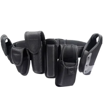 

High Quality Multifunctional 1000D Nylon Military Tactical Security Belts Polices Utility Heavy Duty Army Combat Belt w/ Pouches
