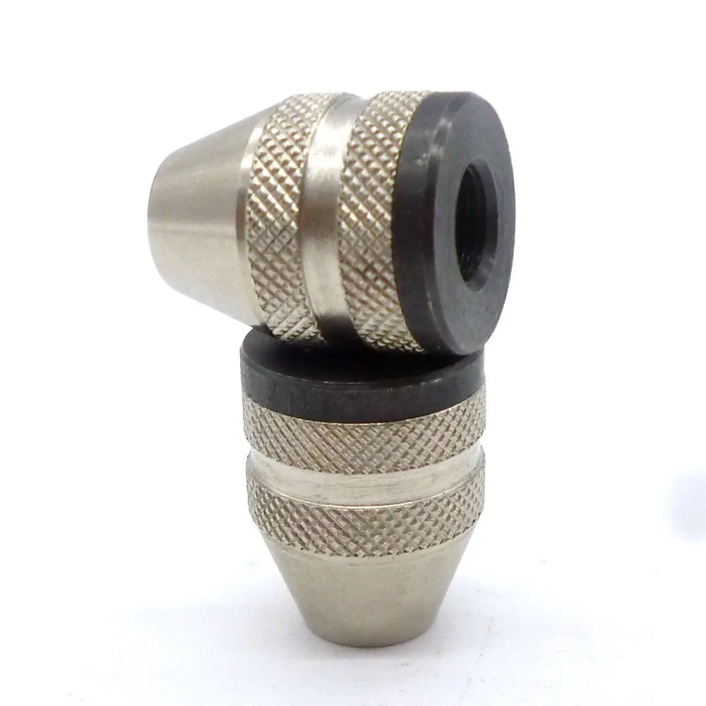 2pcs Mini Keyless Chuck Adapter Electric Drill Bit Chuck Impact Wrench Cordless Drill Quick