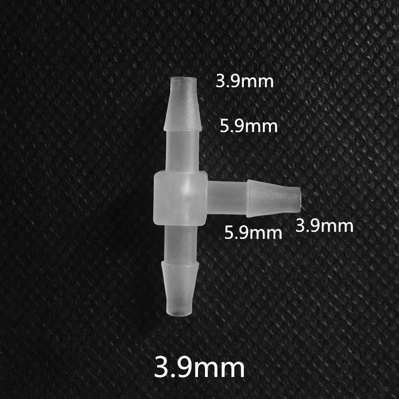1 шт. 1,6 мм-15,8 мм ПП пластик равный тройник соединитель для мягкого шланга Соединительный адаптер