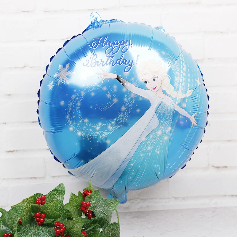 5 шт. Disney elsa frozen принцесса шары для дня рождения детский душ девушки из фольги