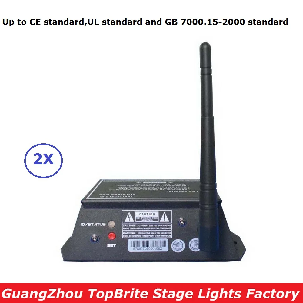 2x Free Ship 2.4g Wirless Dmx Controller 126 Channels 300m Range Dmx512