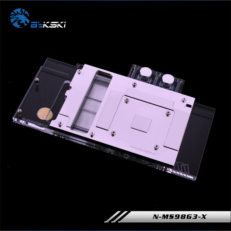 Bykski полное покрытие графическая карта блок использовать для MSI GTX980 GAMING 4G/GTX 980Ti Gaming 6G медный радиатор RGB поддержка AURA