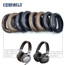 BGWORLD подушки амбушюры пенопластовые чехлы для SONY MDR 1R 1R NC 1R MK2 1RBT MK2 1A 1ADAC 1ABT DAC BT губчатый материал для наушников
