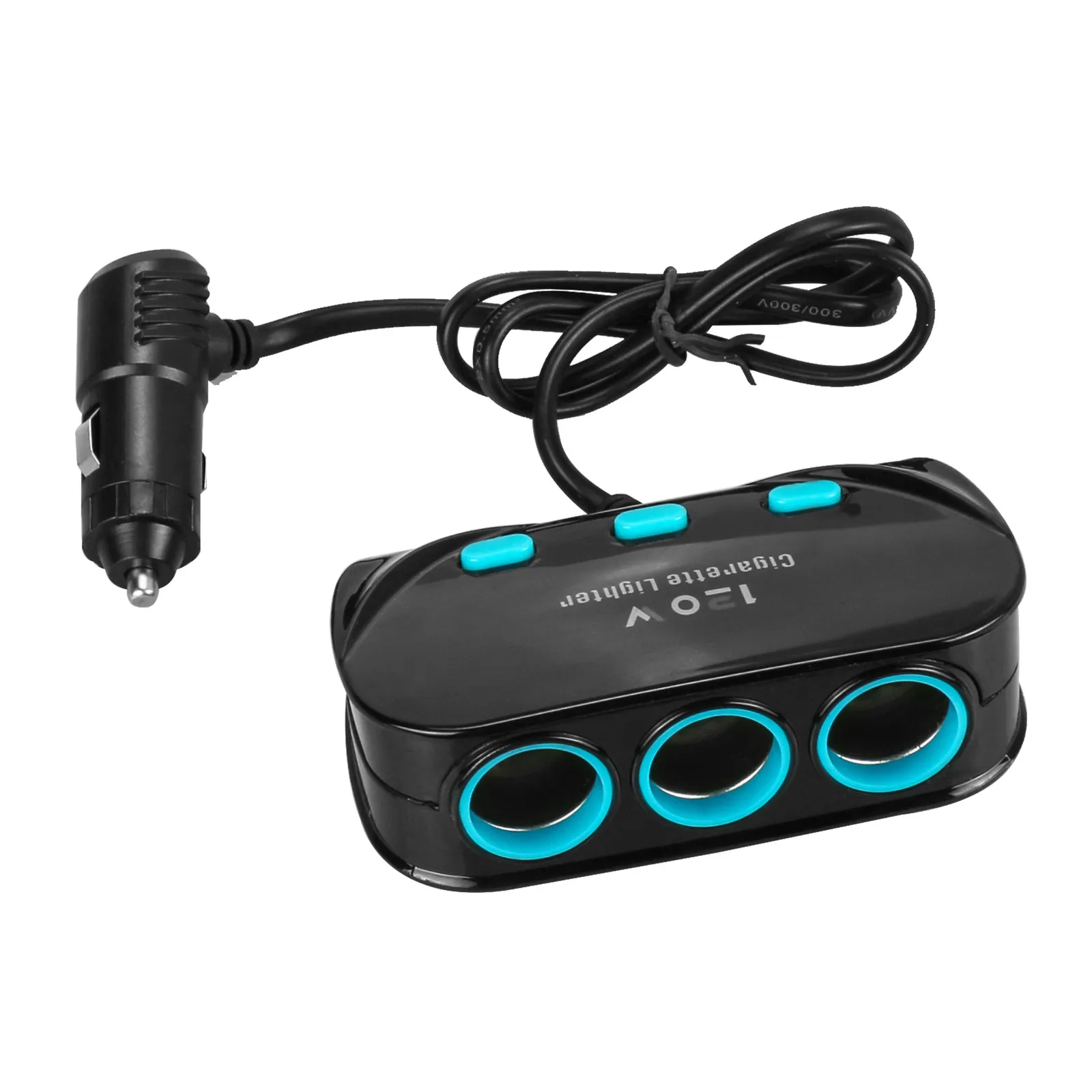 

Auto Car Styling 3 Socket Way Cigarette Lighter Power Adapter Splitter 2 Dual USB Ports Car Charger DC 12 24V Universal Charging