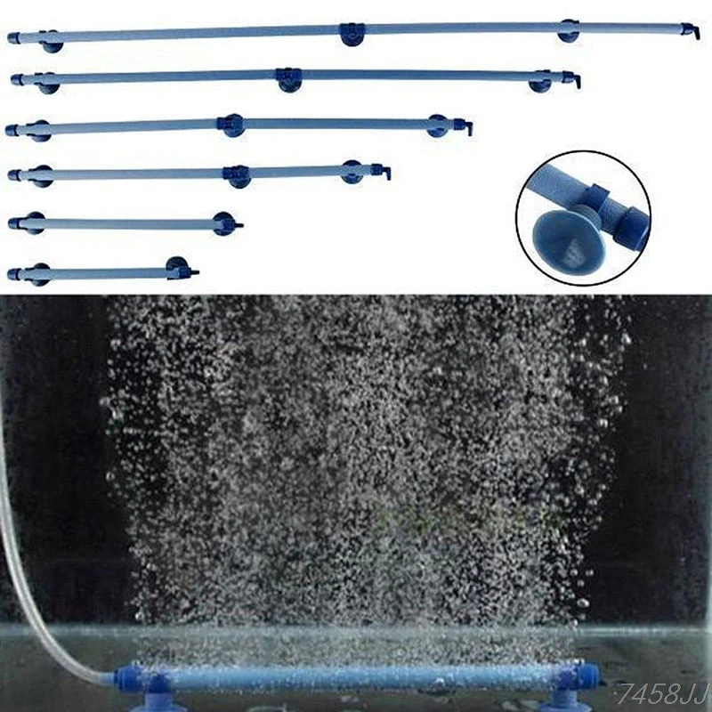 Fish Tank Aquarium Air Stone Wall Bubble Tube Aeration Tube Pet Products Decorations Ornaments 7"10"14"18"23"28" Z03
