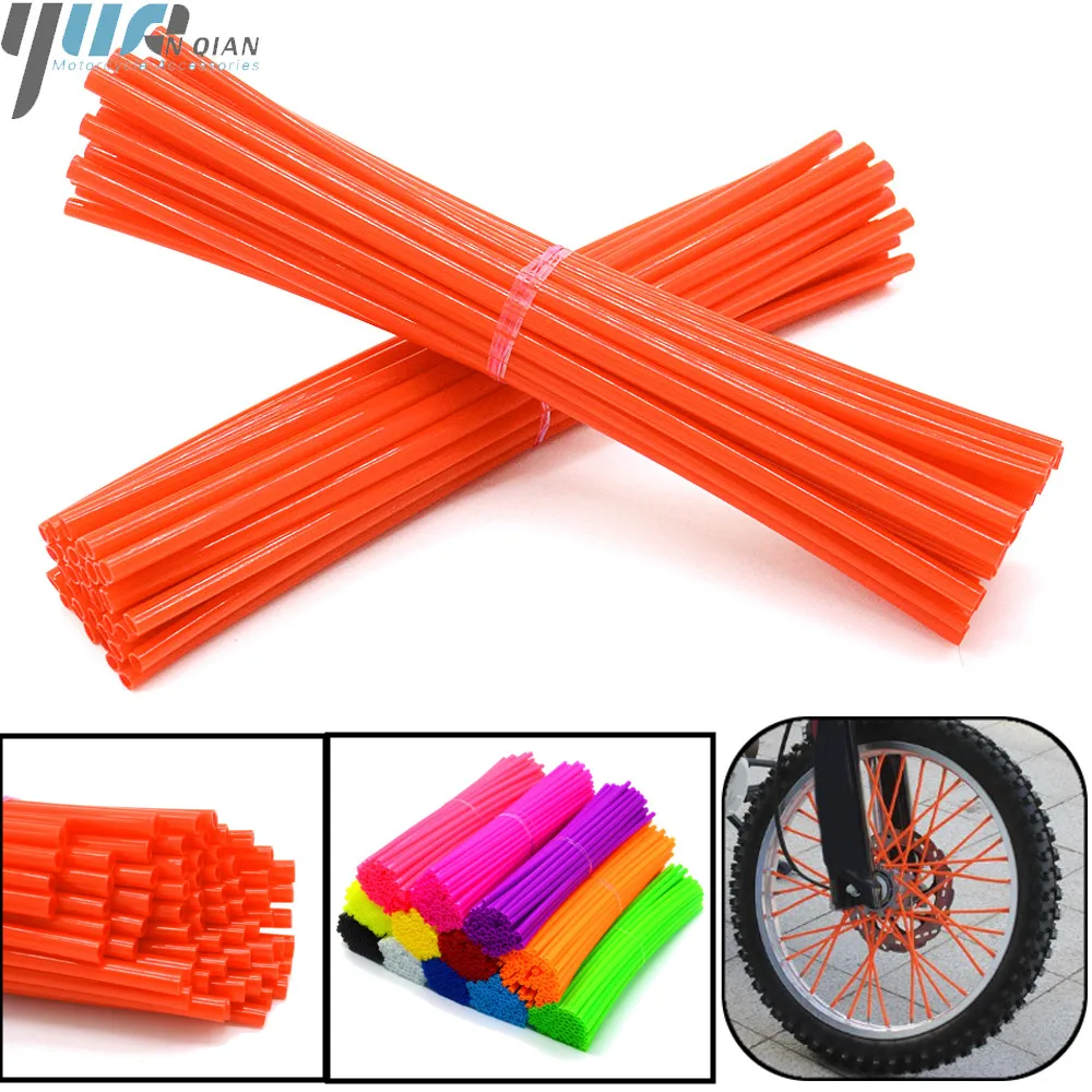 72 шт. для Supermoto CR EXC WRF 250 400 426 450 390 690 универсальные чехлы спицевых колесных спицев
