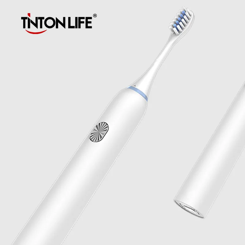 

TINTON LIFE Vertical Brushing Method Electric Toothbrush Electric Toothbrush With Voice Broadcast Function +2 Toothbrush Heads